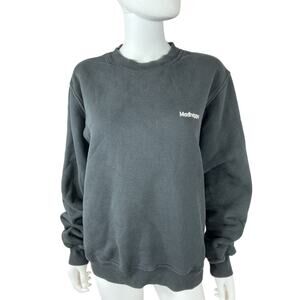 Madhappy Cozy Black Classics Fleece Sweatshirt Size M